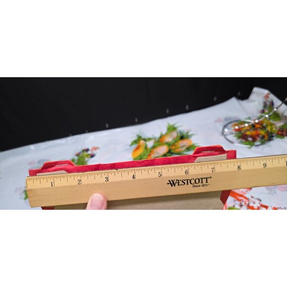 Vintage Honey Comb Hanging Decor Orange and Red Fall Autum Decor - Picture 5 of 6